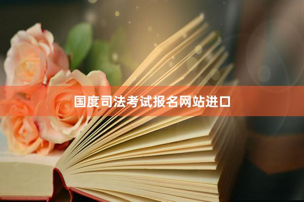 国度司法考试报名网站进口